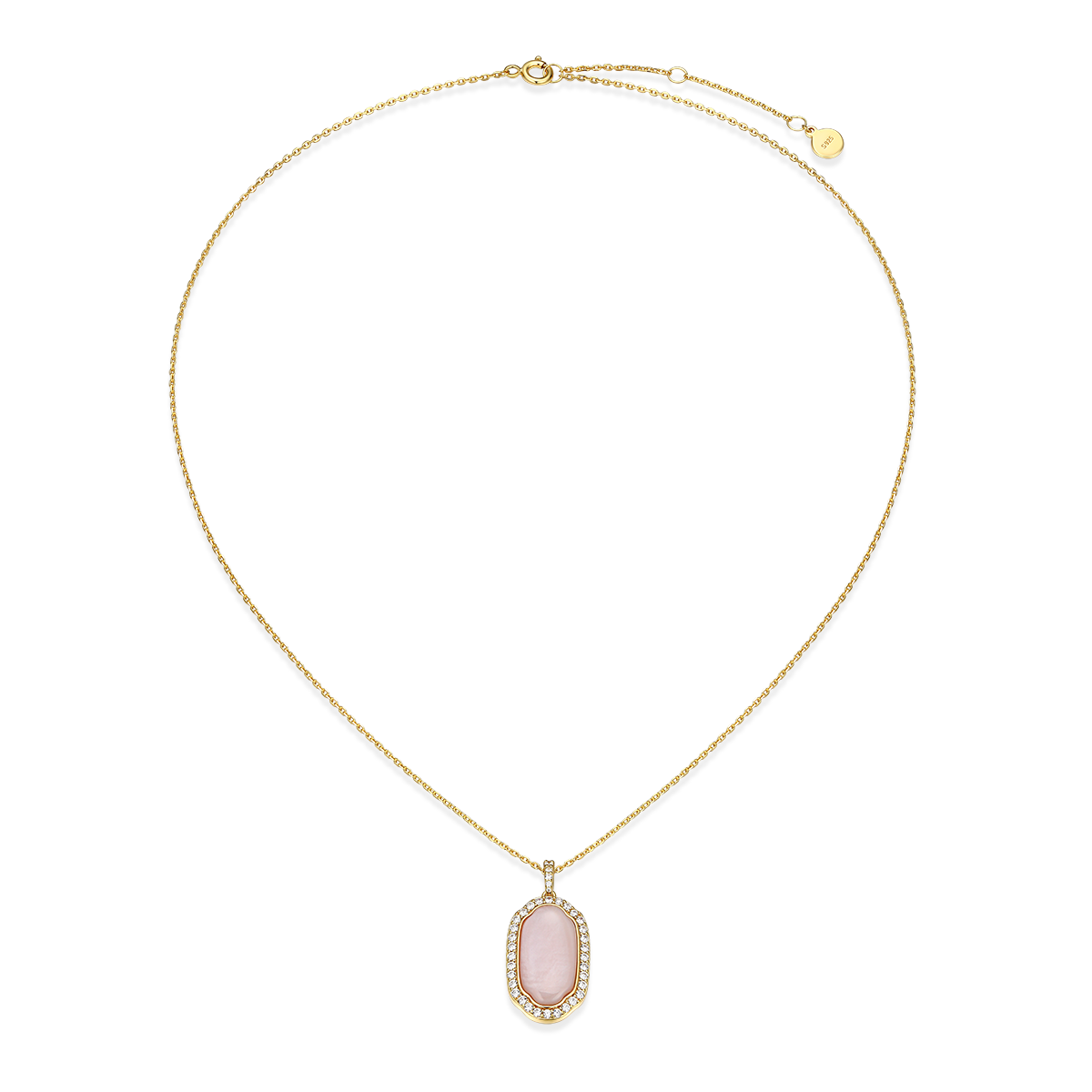 Custom engraved necklace,18K Gold Plated Pearl shell Glow Secret Locket