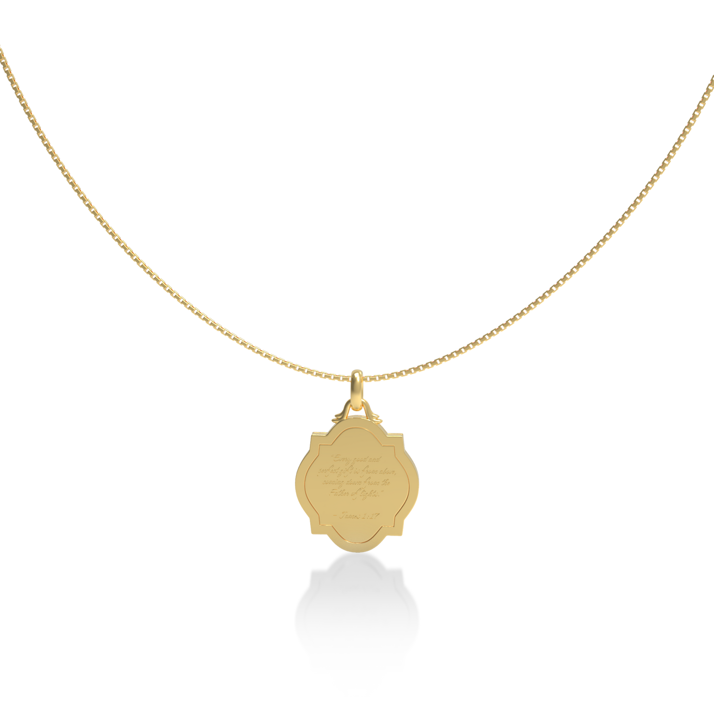 Personalized Gloria Pendant Necklace - Sterling Silver Gold/Silver | Cubic Zirconia
