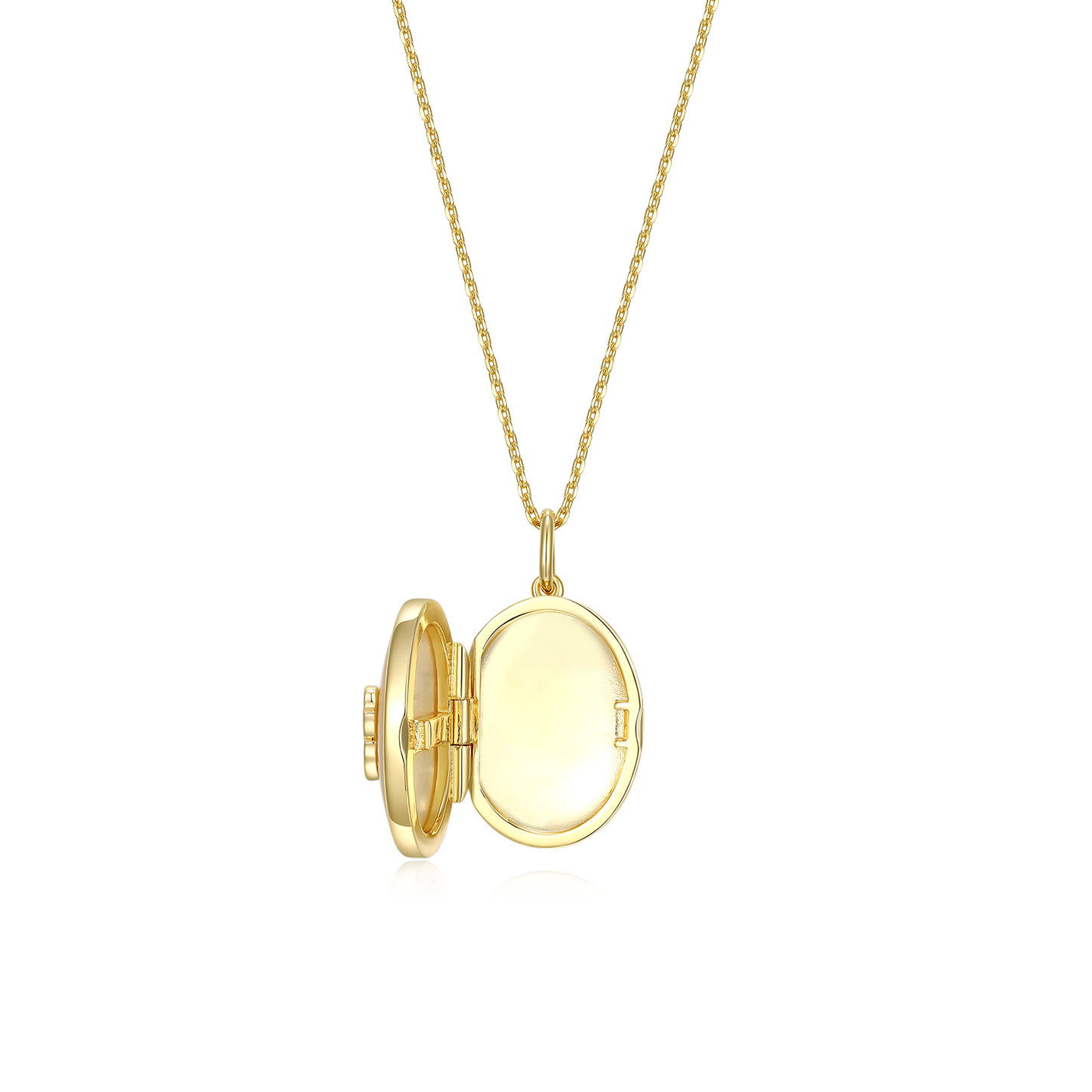 Custom Engraved Butterfly Pearl Shell Locket Necklace - Hold Photos, Sterling Silver Gift