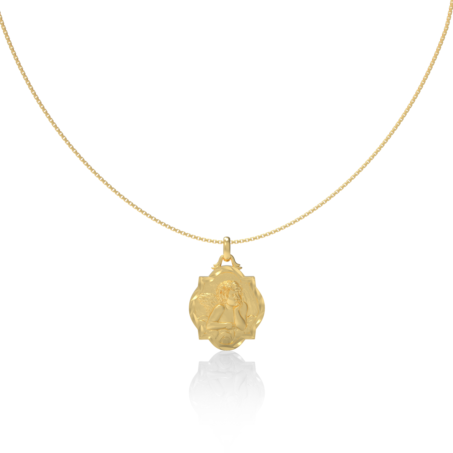 Personalized Gloria Pendant Necklace - Sterling Silver Gold/Silver | Cubic Zirconia