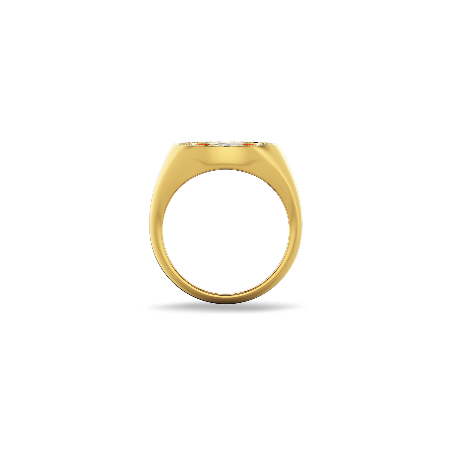 18k Gold or RhodiumPlated Monogram Custom Initial Ring- 925 Sterling Silver, CZ Stone,Gold/Silver (US4-10)